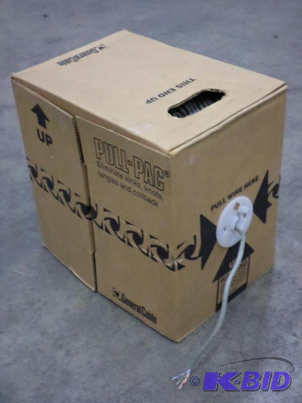 lot 78 image: Near Fulll Box Of Category 5E Cable...