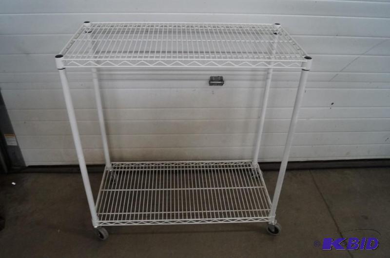 rolling storage shelf