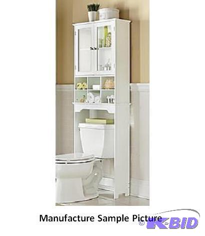 Six Cubby Bath Storage White Space Saver - Ha...