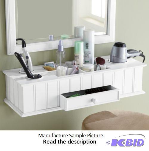 White Bath Wall Organizer - Go ahead and hit ...