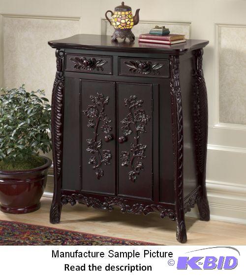 Juliette Carved Double Door Cabinet - Ornate ...