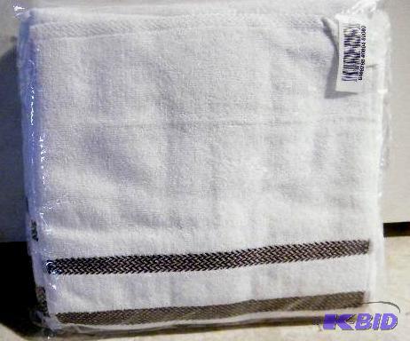 White and Brown Towel Set by Cozelle - Comes ...