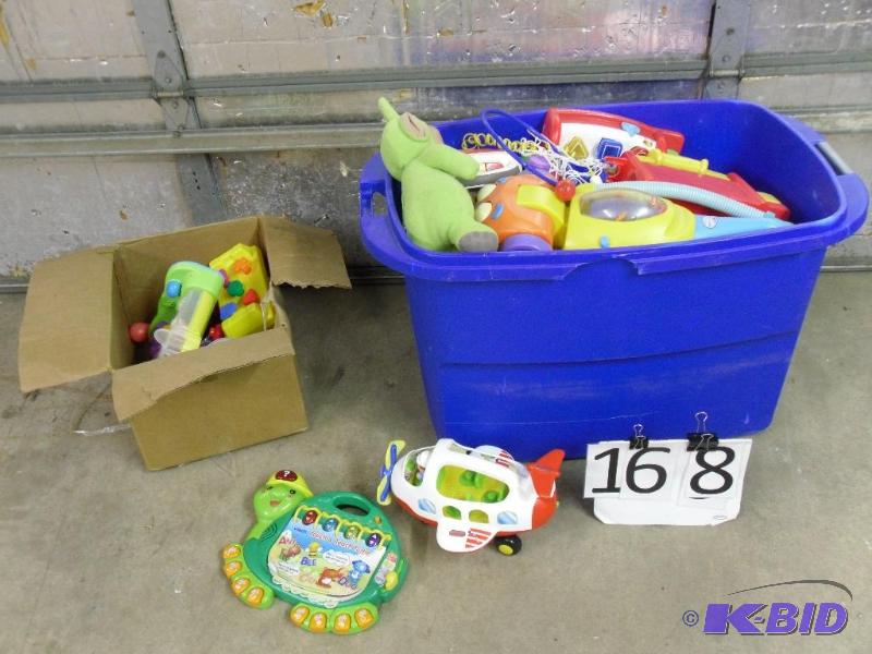 lot 113 image: Large Lot of Assorted Baby Toys. Conditions v...