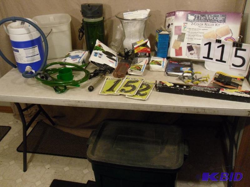 lot 115 image: Lot of Aquarium Items, Aquarium Filter, Heate...