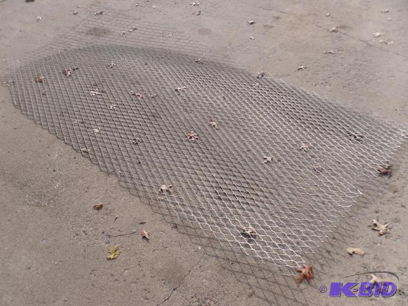 lot 121 image: Stainless Steel Grate Material. Measures appr...