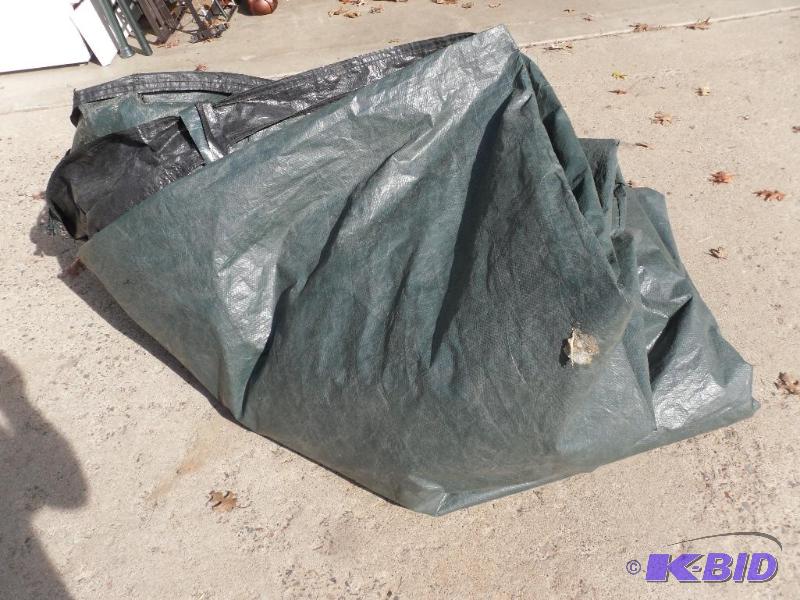 lot 122 image: Large Pool Cover  Tarp. Damaged around edges...