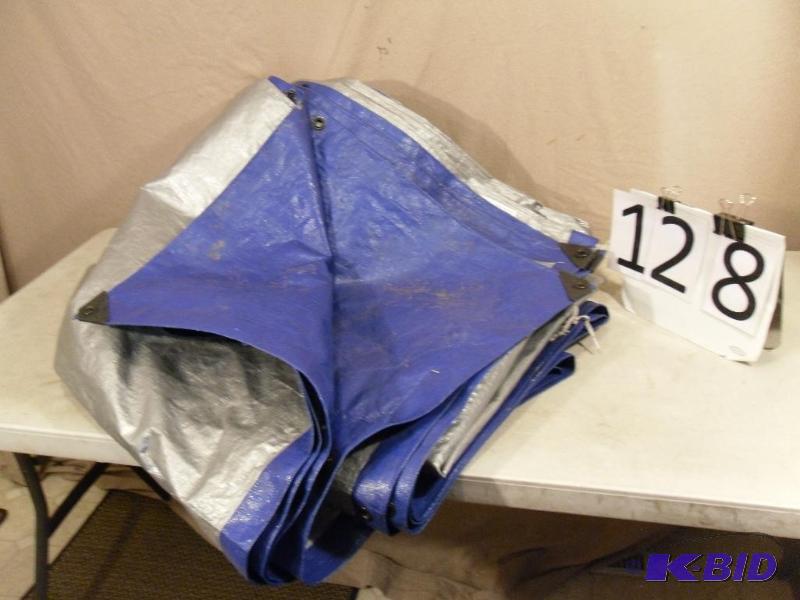 lot 128 image: Large Tarp. No damage noted, didnt unfold.&nb...