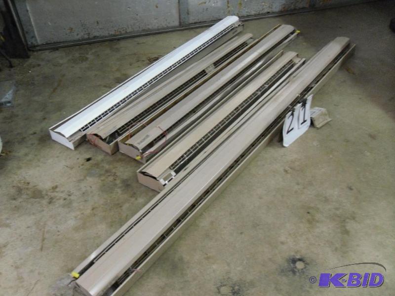 lot 21 image: Lot of 5 Electric Baseboard Heaters. Conditio...