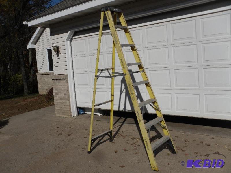 lot 40 image: 7 ft (91" to top) Fiberglass Husky Step ...