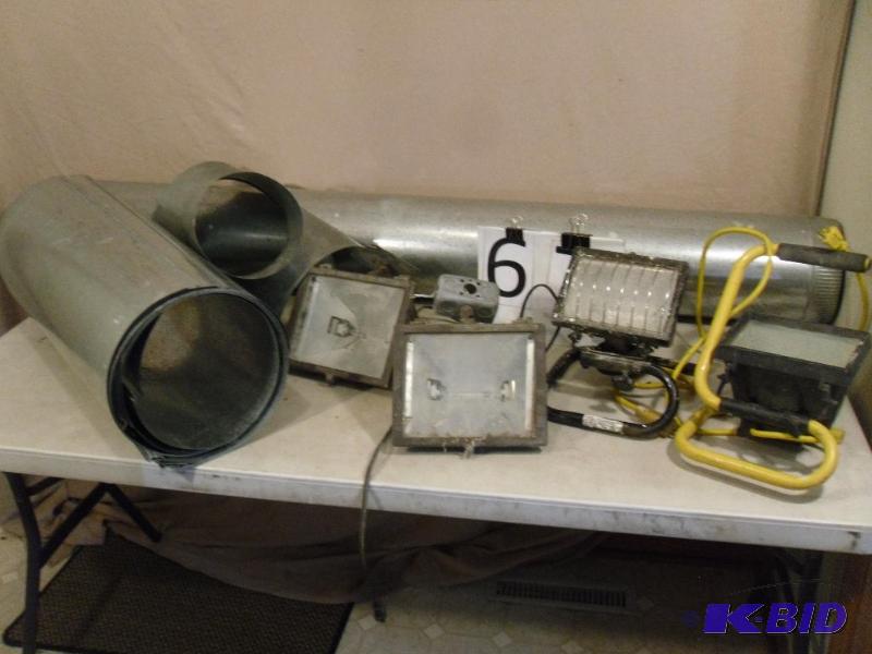 lot 67 image: Lot of Assorted Halogen Lights (one tested an...