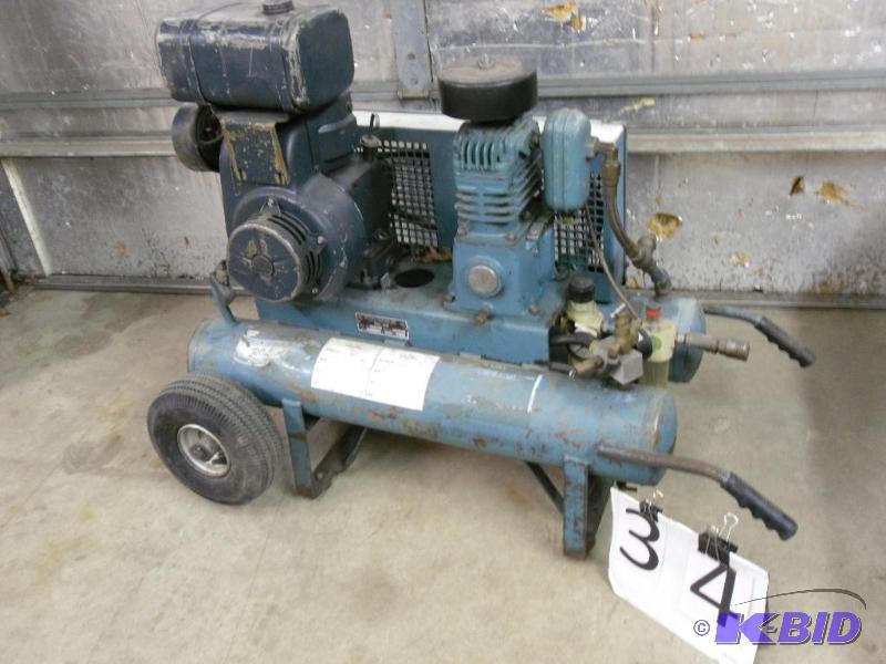lot 7 image: Rol-Air&nbspGas Powered Air Compressor. Mode...