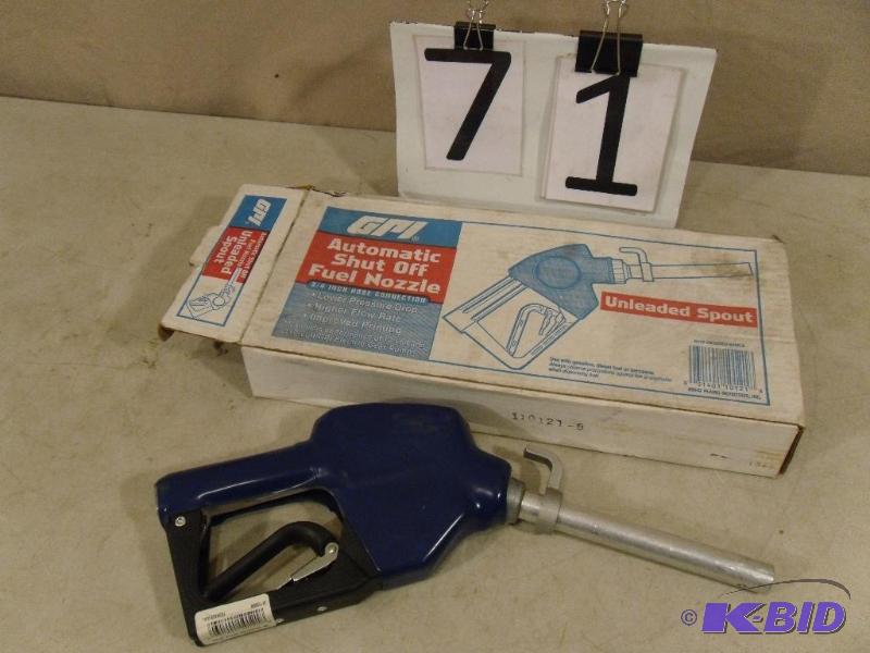lot 71 image: New GPI Automatic Shut Off&nbspFuel&nbspNoz...