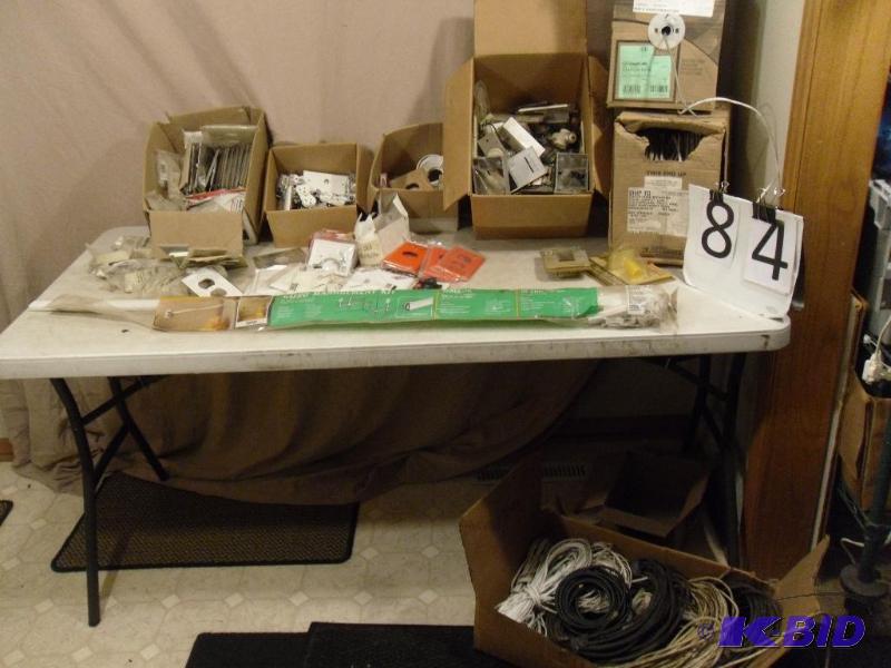 lot 84 image: Lot of Assorted Electrical Supplies. Devices,...