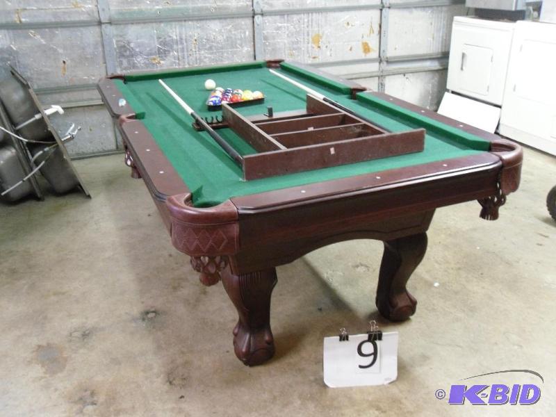 lot 9 image: Sportcraft&nbsp7 Ft Pool Table with Balls, S...