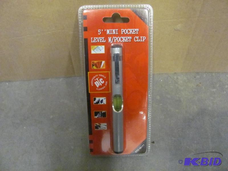 lot 123 image: NEW (in original packaging) 5" Mini Pock...