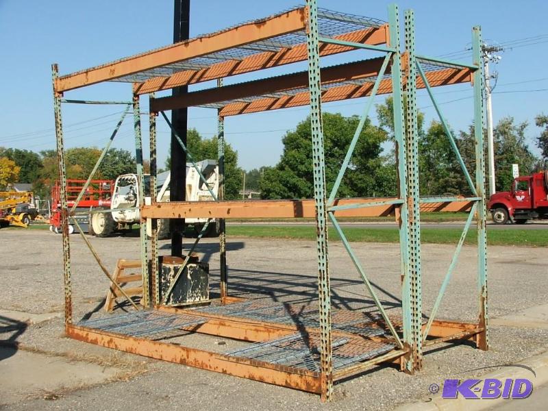 lot 14 image: 2 Sections of Pallet Racking