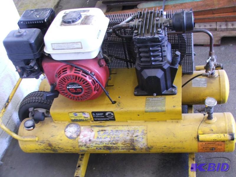 lot 32 image: Campbell Hausfeld Air Compressor, 5.5hp Honda...