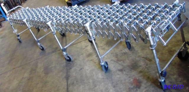 lot 60 image: NestaFlex 225 expandable roller conveyor, a t...