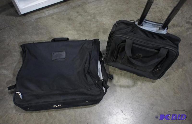 Delsey travel Garment bag and computer bag. H...