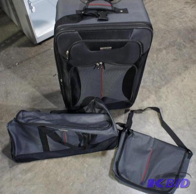 Moda 3pc luggage set. Biggest bag 17&quot x ...