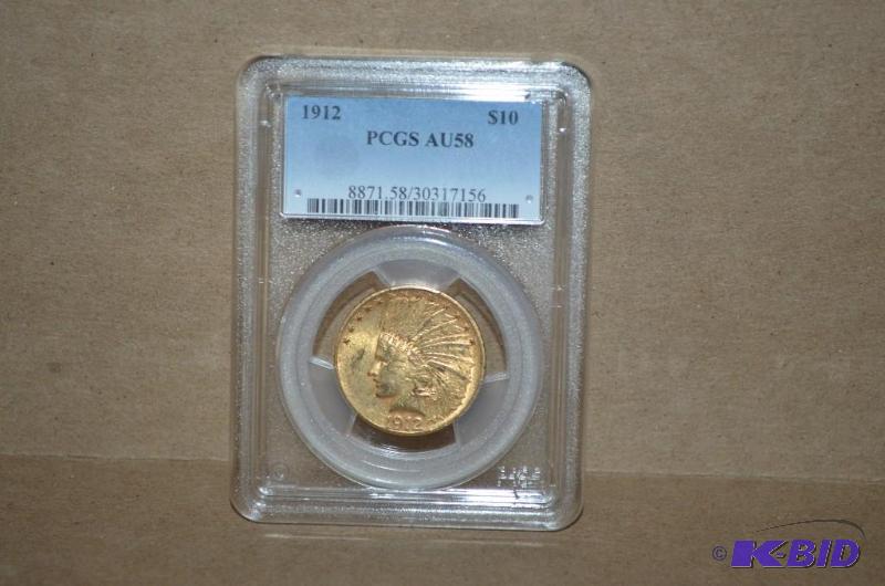 1912 $10 Indian Head GOLD Coin. This coin is ...