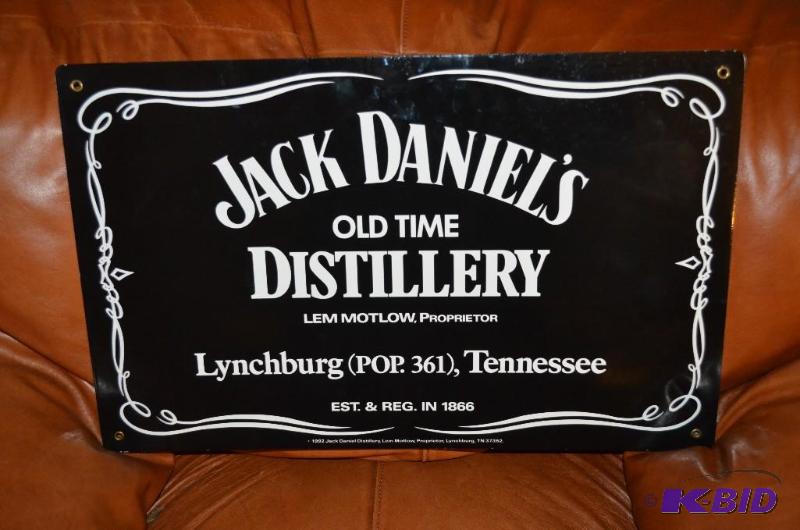 Jack Daniels Old Time Distillery Porcelain Ad...