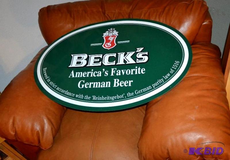 BECKS Americans Favorite Metal Advertising&n...