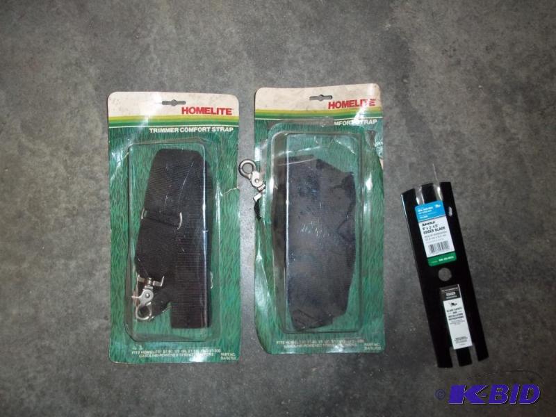 lot 37 image: 2 String trimmer Confort strap and edging bla...