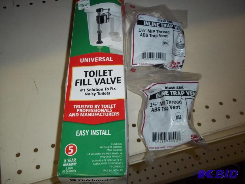 lot 44 image: NEW Toilet Fill Valve...