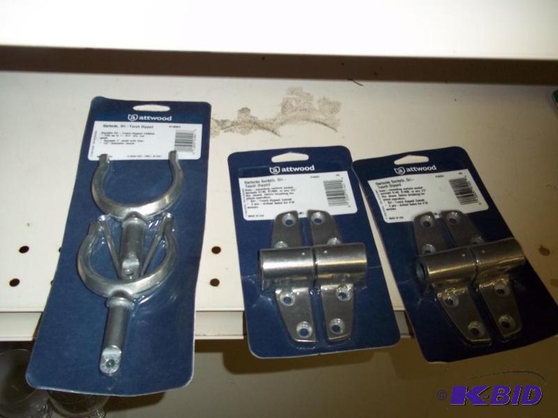 lot 57 image: New Oar locks and Oar sockets...