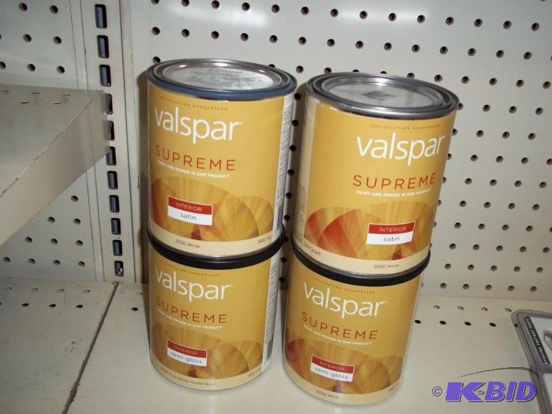 lot 59 image: New 4 Quarts White Paint...