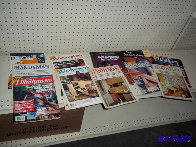 lot 93 image: Wood working book and magazines...