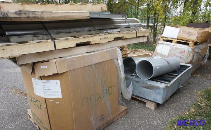 lot 10 image: Four pallets of misc items. Included is a pal...