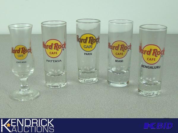 Lot of Hard Rock Cafe Shot Glasses from Around the World