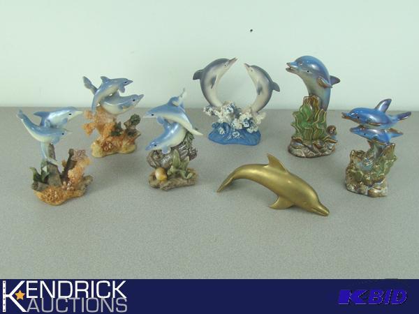 Lot of Dolphin Figurines