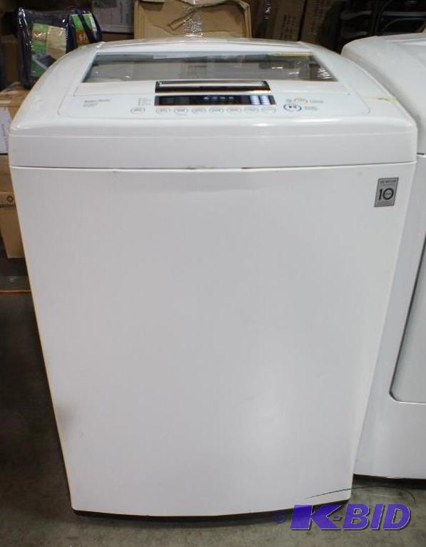 New LG Washer Model # (WT1101CW) LG top-loadi...