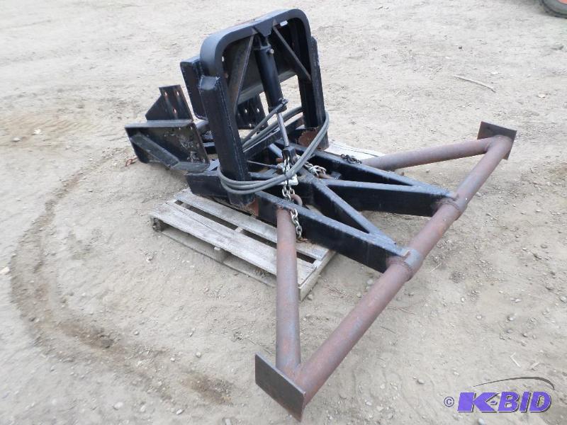 Custom Built Snow-Pusher Mount For John Deere...