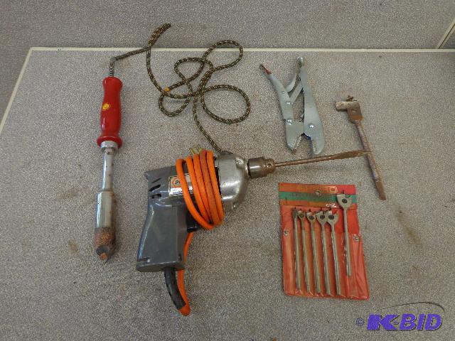 Soldering Iron, Drill, Wood Bits &amp More W...
