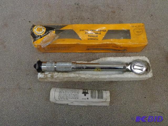 Torque Wrench Nib 38 Dr. Adjustable 11&quot...