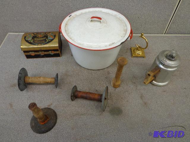 Kettle &amp Lid, Scrapers, Watch Stand, Etc ...