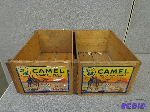 Vintage Fruit Crates 1 Pair of Vintage Fruit ...