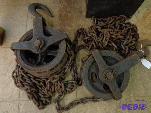 One Ton Vintage Chainfall Hoist One Ton Hoist...