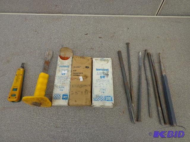 8 Masonry Chisels 8 Chisels 3 Boxes Scotchlok...
