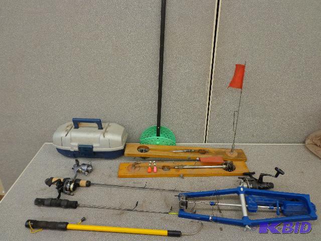 Fishing Equipment Ice Fishing Tip-Ups Rods &a...