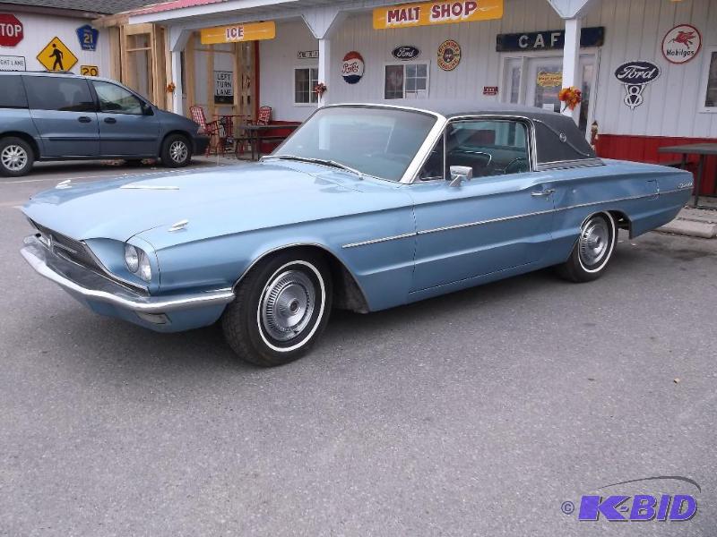 1966 Ford Thunderbird California Black plate Loaded 428 v8 nice car With AC