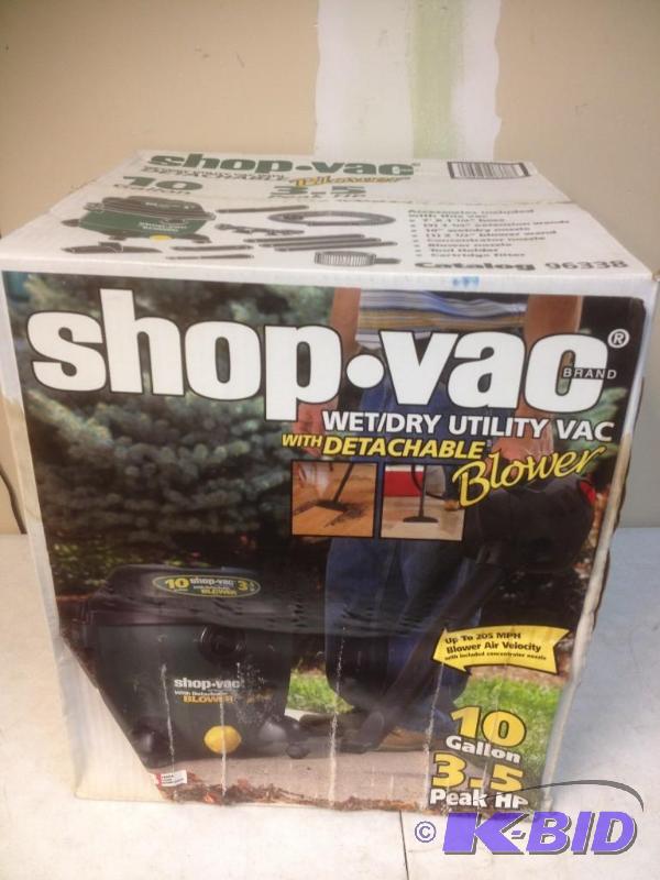 New Shop Vac Blower, In The Box, Box Got Wet,...