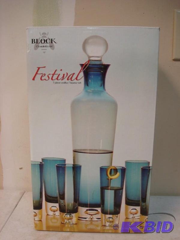 New Festival 7 Piece Vodka Glass Set...