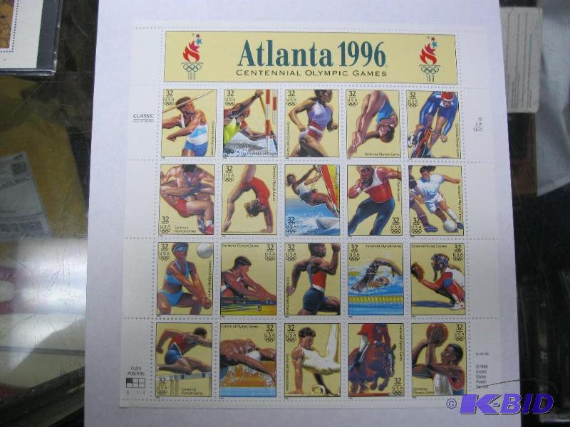 1996 Atlanta Olympics Stamp Set...