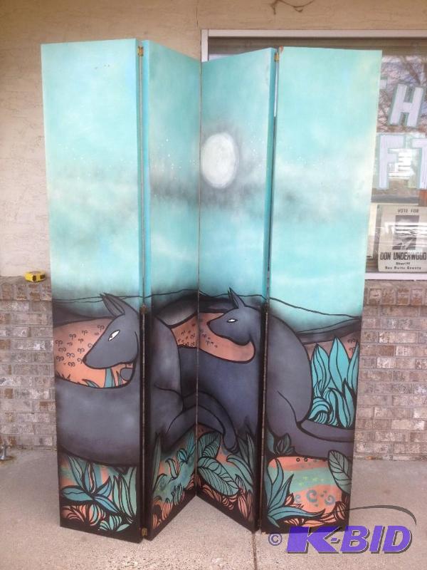 Large Room Partition, With A Southwest Theme,...