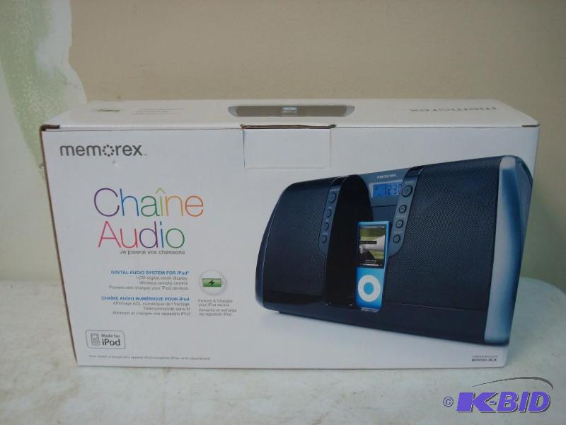 New In The Box Memorex Audio System Ipod Dock...
